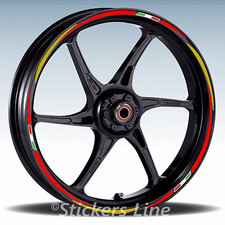 Adesivi ruote moto strisce cerchi per DUCATI 749 mod. Racing 3 stickers wheel