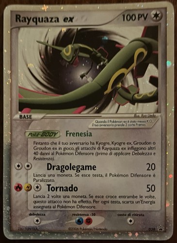Carta pokemon rayquaza 039 - carta,