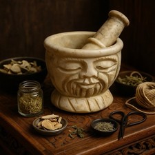 Antico Mortaio E Pestello