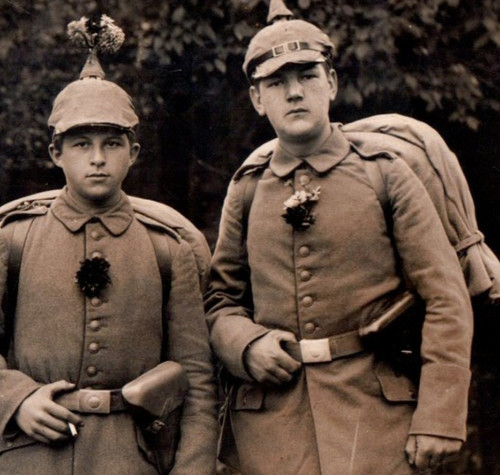 Wwi soldati tedeschi fondina - wwi,