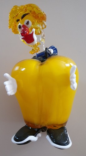Clown vetro murano - clown, di