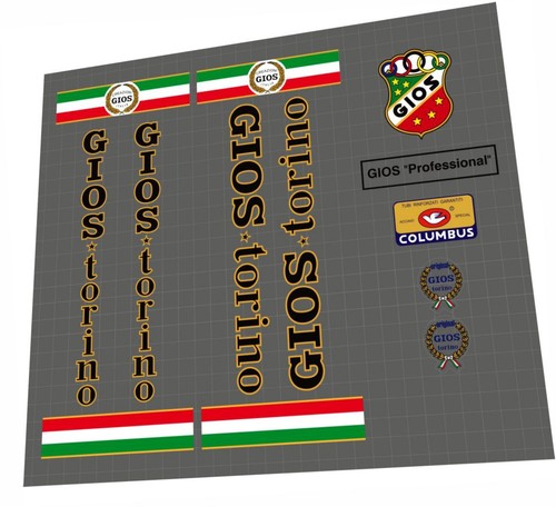 Kit decalcomanie telaio gios - decalcomanie,