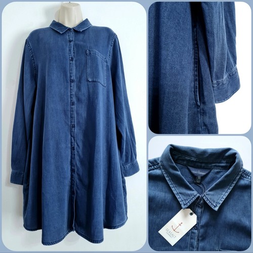 Abito camicia denim jeans - , blu