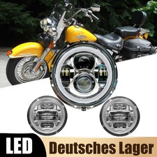Per Harley Ultra Classic Softail 7 pollici faro led 4,5" fendinebbia