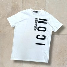 T-shirt uomo bianca Dsquared2