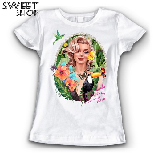 Shirt maglietta marilyn - t-shirt,