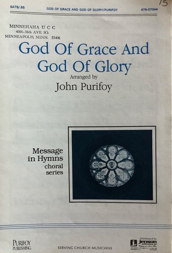 God grace and glory - of,