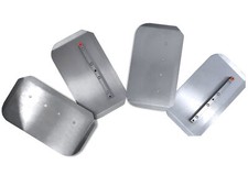 Set 4 pale per lisciatrice da 900 mm 35,5x20 cm M8 spessore 2 mm in Acciaio