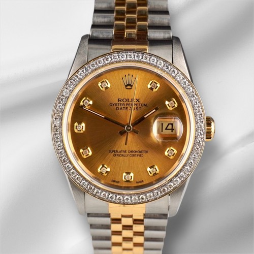 Rolex uomo datejust - uomo, 36mm