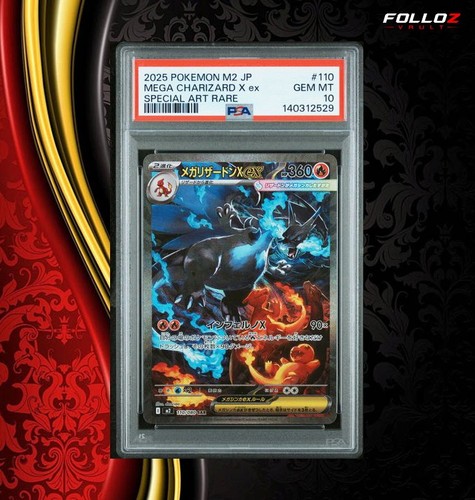 Carta pokemon mega charizard - pokemon, x