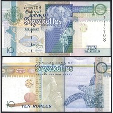 SEYCHELLES 10 Rupees 1998 -  -