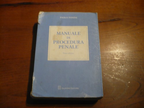 Tonini manuale procedura - manuale, di