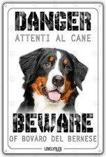 Cartello attenti al cane