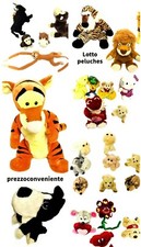 28 peluche 1 tigro gigante disney  altezza 57 cm.  e altri  27 peluche 