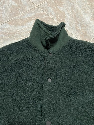 Giacca pile teddy oversize