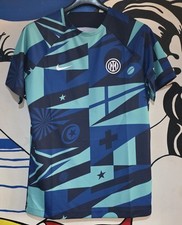 MAGLIA GIACCA CALCIO INTER PRE MATCH TRAINING NO MATCH WORN TAGLIA M NUOVA.