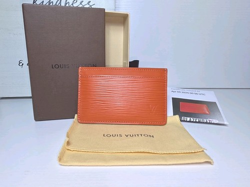 Louis vuitton orange epi porte - louis,
