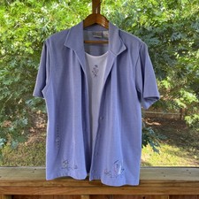 Top donna Napa Valley blu