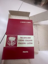 Vocabolario latino italiano - latino,
