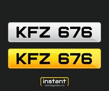 KFZ 676  - NI Dateless 6 Digit