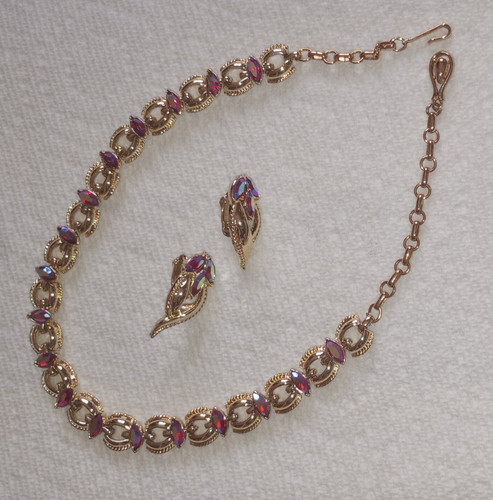 Collana orecchini vintage - collana,