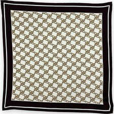 FENDI FOULARD SILK FF PRINT IN