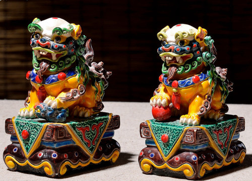 Rara statuina porcellana wucai - rara,