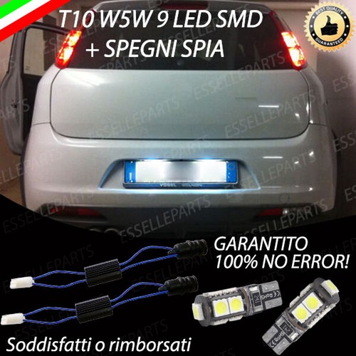 Coppia luci targa led per - luci, a
