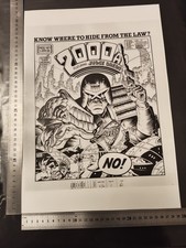 Judge dredd cover print - judge, by