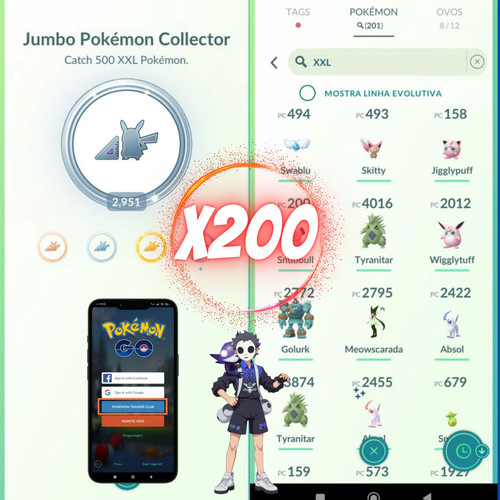 Pokemon xxl per - pokemon, (x200)