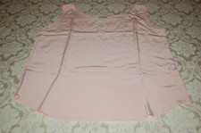 Karel, Sotto giacca donna, Rosa cipria, 100% seta, tg 48, vedi misure, usata