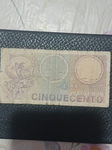 Moneta carta 500 - , di