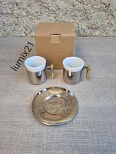 2 Cups e 2 Saucers Stainless