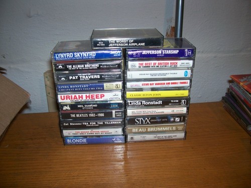 Rock pop cassettes - 21, /pop
