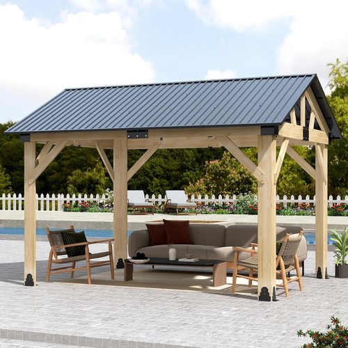 10x12 wood gazebo cedar - gazebo,