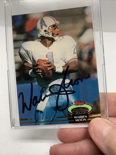 Warren moon autografato mano - moon, a
