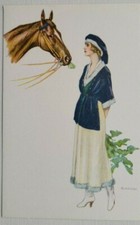 Bianchi. Lady with horse. Proprieta artistica riservata. No. 2089.
