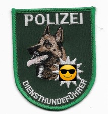 Patch distintivo polizia BAVARIA Malinois guida cani di servizio K-9 DHF Monaco VERDE