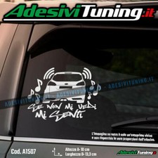 Adesivo Se non mi vedi mi