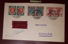 DR 1919 RARA AFFRANCATURA IN COPPIA -Deutsches  Reich - BUSTA PERFETTA COME FOTO