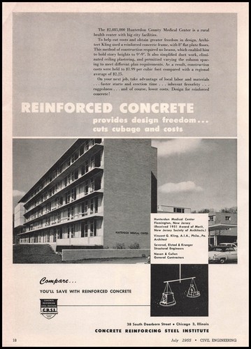 Pubblicità 1955 hunterdon - pubblicità,
