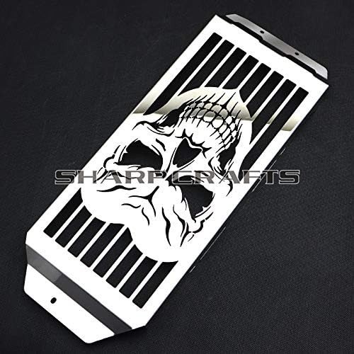 Skull radiator grill cover - skull,