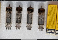 Mullard EL84 kM1 quartetto selezionato - matched quad in Valvo original boxes