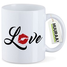 Tazza caffè love bacio idea
