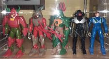 LOT FIGURES VINTAGE I 5 SAMURAI TROOPER SET DEMON,ARAGO,DEMON,RASTA,KRANA,KRATOS