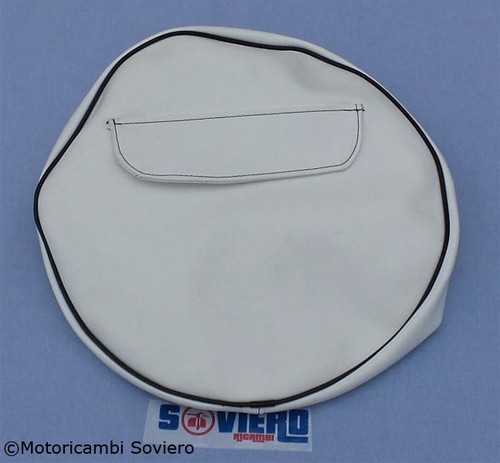 Copriruota bianco con - , tasca