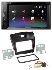 Pioneer Bluetooth MP3 USB 2DIN DAB DVD autoradio per Isuzu D-Max dal 2012 scuro