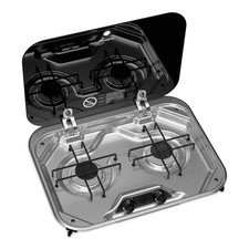 Piano cottura a gas due fuochi