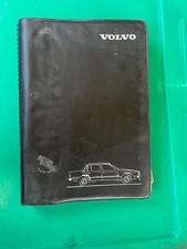 LIBRETTO USO E MANUTENZIONE VOLVO 740 - EDIZIONE 1986 - ORIGINALE 