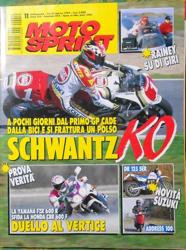 Moto sprint n11 1994 suzuki - sprint, dr